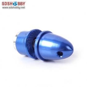 Aluminum Bullet Propeller Adaptor 3.17mm Blue Color