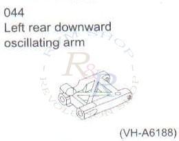 3#Pressed disk gear pin4 (1P) (4P) (VH-A6209 +VH-6208)