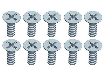 Flat Head Cross Screw (TPF2.6x8mm) 1/16 Turnigy 4WD Nitro Racing Buggy (10pcs/Bag)