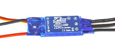 ZTW AL Series 2-3S 40A Electric Speed Controller AL-ZTW40A