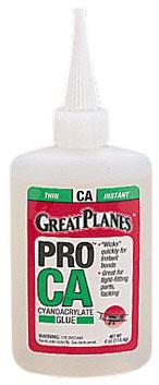 Great Planes Pro CA Glue 4 oz Thin GPMR6004