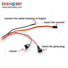 Remote Controlled Glow Plug Engine Auto Booster/ Switch RCD3002 (Buzzer Version)