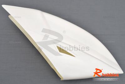 600 Helicopter Fiberglass Fuselage Canopy - White