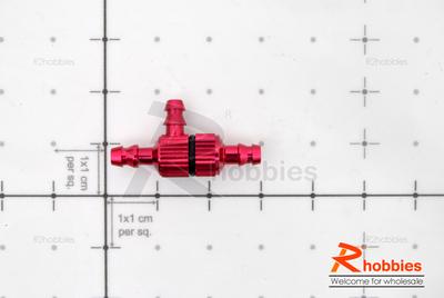 Î¦3.2 x Î¦1.8 x D8 x L28 x H14.5mm 3-way Aluminium Oil Tank Plug