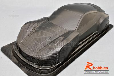 1/10 HONDA SHV-010-GT PC Carbon Fiber Pattern 190mm RC Car Body