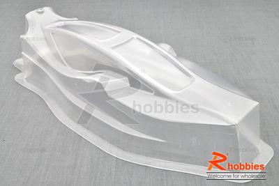 1/10 Buggy PC Transparent RC Car Body with Decals &amp; Spoilers