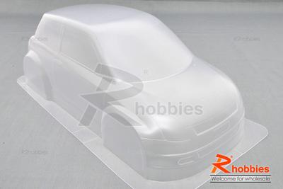 1/10 Suzuki Swift PC Transparent RC Car Body with Decals, Light Box &amp; Spoilers