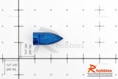 Î¦3.2 x Î¦7.8 x L18mm RC Boat Aluminium Cylindrical Cone Nut