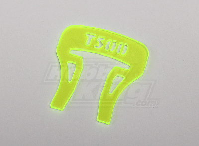 Flybar Locking Tool for Trex 500 (neon green)