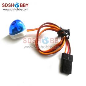 High Imitation RC 360 Degree Rotation Night Flash LED Light/ Police Car Lights (Oval) for 1/8 1/10 1:8 1:10 RC Model Cars