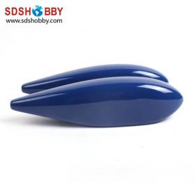 Wheel Pants for Slick 540 30-35cc RC Gasoline Airplane (with winglets) Blue/ White Color (for AG342-B)