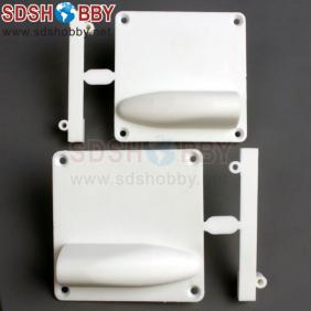 Servo Protector /Servo Mount for 17g Servos White (one pair)