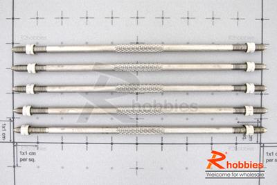 M3x100mm Titanium Alloy Push Rod (5pcs/set)