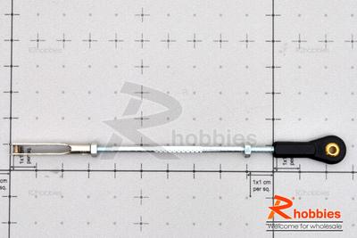 Adjustable Metal Servo Push Rod (Î¦3X80mm)