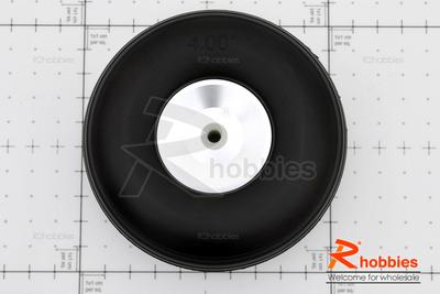 Î¦101 x H35.5 x Î¦5mm Aluminium Landing Wheel &amp; Plastic Tyre