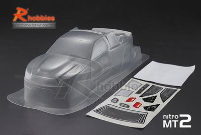 1/10 MT2 Buggy PC Transparent RC Car Body