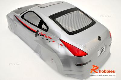 1/10 Nissan Fairlady Analog Painted RC Car Body (Grey)