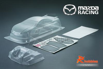 1/10 Mazda Competition Version PC Transparent 200mm RC Car Body