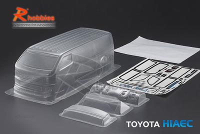 1/10 TOYOTA HIAEC PC Transparent 190mm RC Car Body