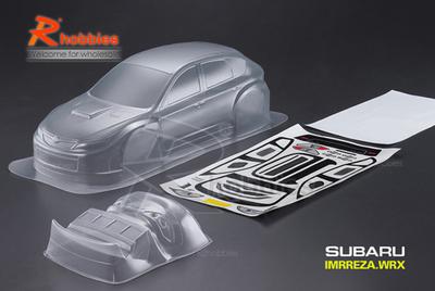 1/10 SUBARU IMRREZA WRX PC Transparent 190mm RC Car Body