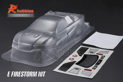 1/10 E FIRESTORM IOT Truck PC Transparent RC Car Body