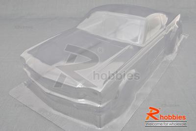 1/10 RC On-Road Car 1965 Ford Shelby GT-350 PVC Transparent 200mm Body with Masking Tape