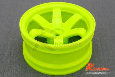 1/10 RC Car 6 Spoke 6mm Offset Drift 26mm Wheel Rim Set