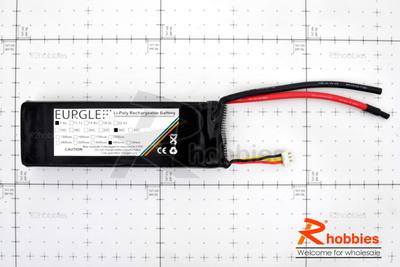 Eurgle 7.4v 2S1P 30C 4400mAh RC Plane Performance Lithium Polymer Lipo Battery