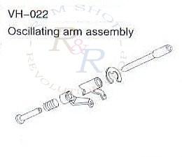 Oscillating arm assembly