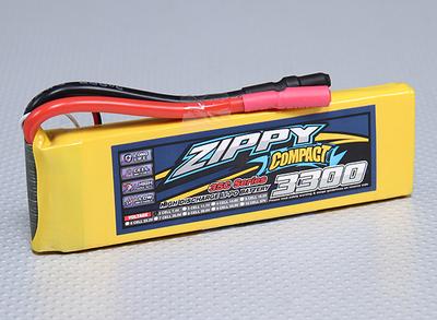 ZIPPY Compact 3300mAh 2S 35C Lipo Pack