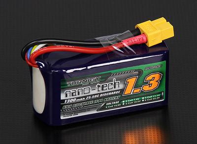 Turnigy nano-tech 1300mAh 4S 25~50C Lipo Pack