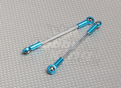 Heavy duty Push rods with ball link ends M4x83mm (2pcs/bag)