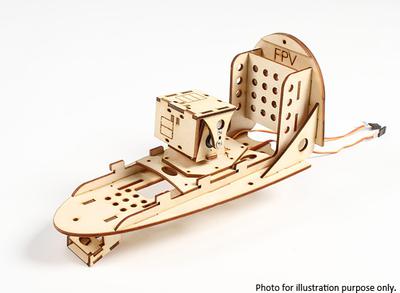 Pan And Tilt Cockpit with 360deg Moving Base For Camouflage PC FPV Plane W/O Servos