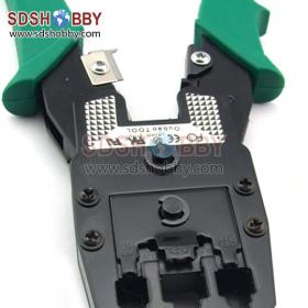 Network Cable Clamp/ Wire Stripper/ Wire Crimpers/ Electrical Crimper for Computer Phone Multipurpose