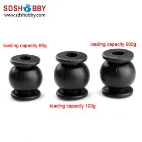 4pcs/bag*Universal Aerial Photographing Shock Absorption Ball/ Damping Ball (60g loading capacity)-Black Color