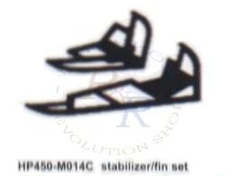 HP450-M014C STABILIZER/FIN SET