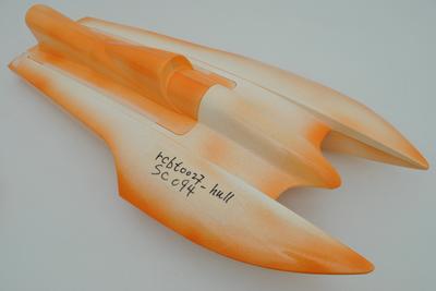 25.59" RC EP Fiberglass FRP Swifter Hydroplane Scale Racing Boat Hull