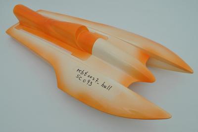 25.59" RC EP Fiberglass FRP Swifter Hydroplane Scale Racing Boat Hull