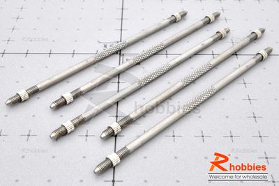 M3x100mm Titanium Alloy Push Rod (5pcs/set)