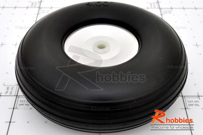 Î¦101 x H35.5 x Î¦5mm Aluminium Landing Wheel &amp; Plastic Tyre