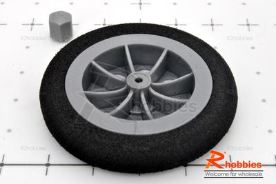 Î¦46 x H8mm Plastic Landing Wheel with Wheel Lock