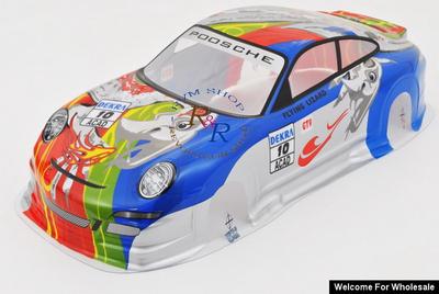 1/10 Porsche 911 Turbo Analog Painted RC Car Body (Blue)