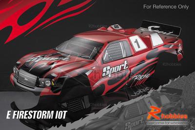 1/10 RC Off-Road Buggy E FIRESTORM IOT PC Painted 160mm Body with Decal