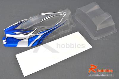 1/10 Buggy PC RC Car Body with Decals &amp; Spoilers