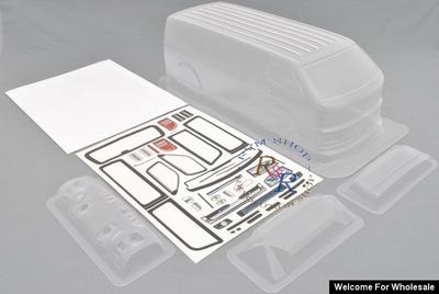 1/10 TOYOTA HIAEC PC Transparent 190mm RC Car Body