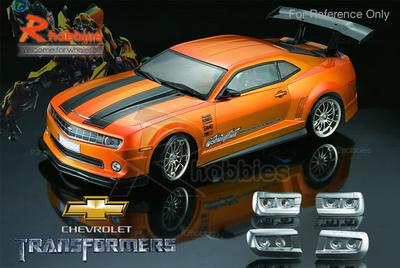 1/10 CHEVROLET Camaro Transformer Bumble Bee PVC Transparent 180mm RC Car Body