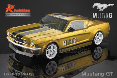 1/10 RC On-Road Car 1965 Ford Shelby GT-350 PVC Transparent 200mm Body with Masking Tape