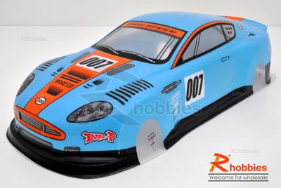 1/10 Aston Martin DBR9 PVC Analog Painted RC Car Body