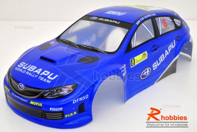 1/10 Subaru Impreza WRC PVC Analog Painted RC Hatchback Car Body