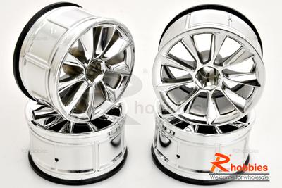 1/10 RC Car LP35 WHEEL ATG RS8 CHROME (4pcs)